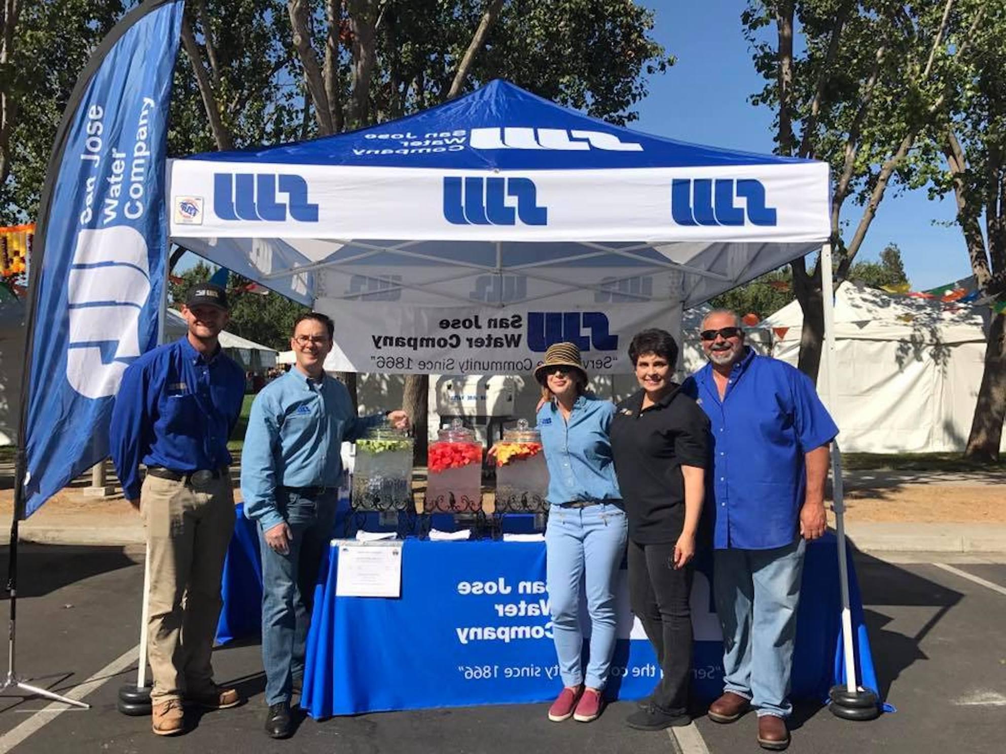 Water Station at outdoor event